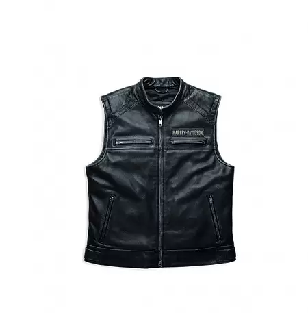 Harley-Davidson® Passing Link Leather Vest | 98109-16VM