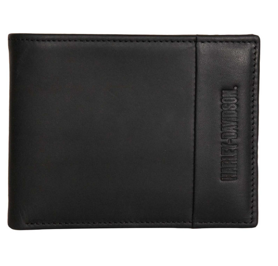 Genuine Leather Men's Chain Biker Wallet Long Bifold Checkbook RFID  Blocking Wallets for Men